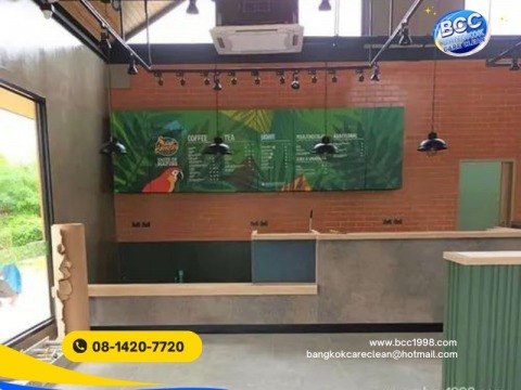 รับทำความสะอาดร้านกาแฟ